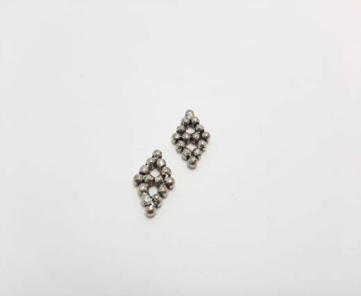 Antique Silver Plated beads - 44422