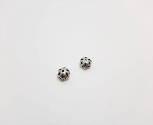 Antique Silver Plated beads - 44423