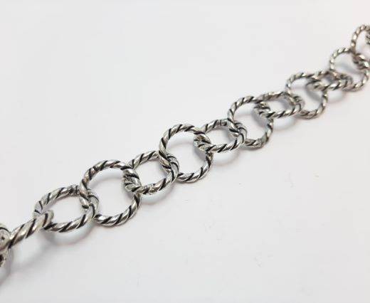 Antique Silver Plated beads - 44431