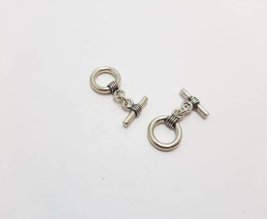 Antique Silver Plated beads - 44433