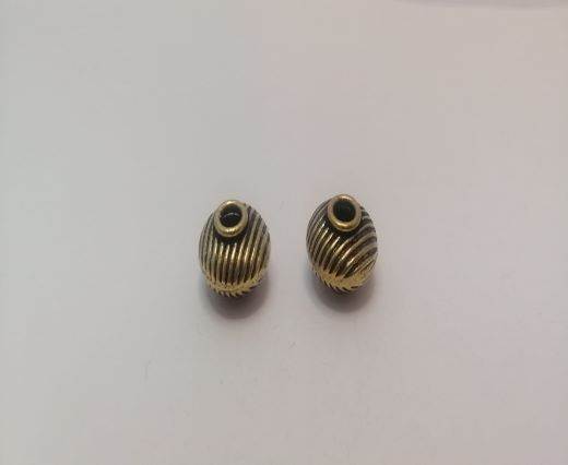 Antique Silver Plated beads - 44436