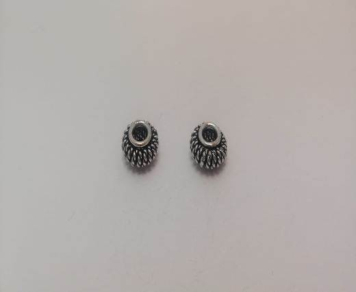 Antique Silver Plated beads - 44437