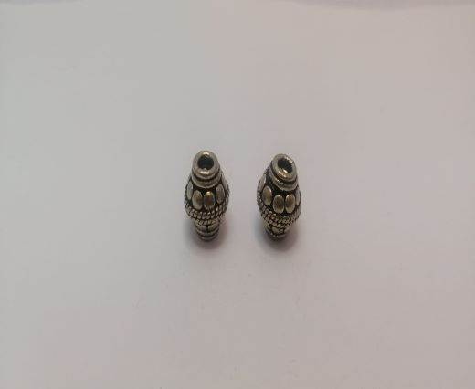 Antique Silver Plated beads - 44438