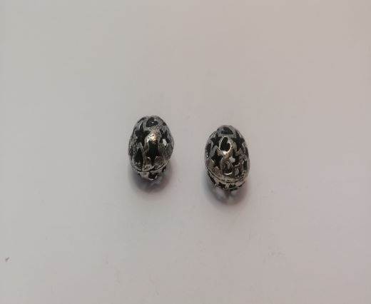 Antique Silver Plated beads - 44442