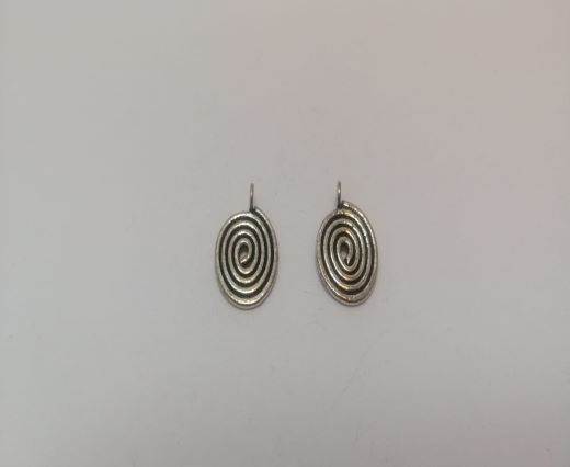 Antique Silver Plated beads - 44446