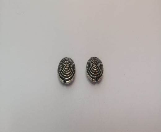 Antique Silver Plated beads - 44459