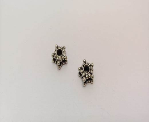 Antique Silver Plated beads - 44470