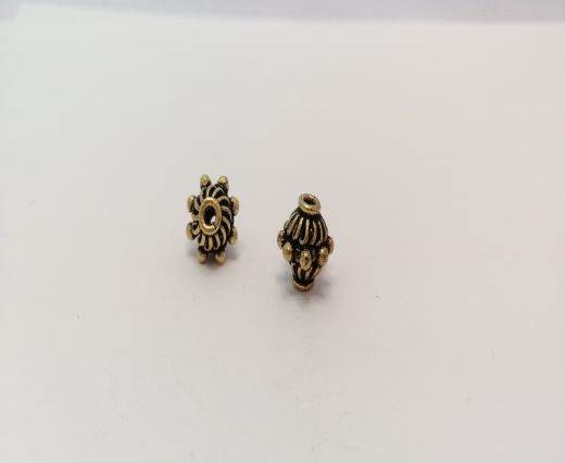 Antique Silver Plated beads - 44478