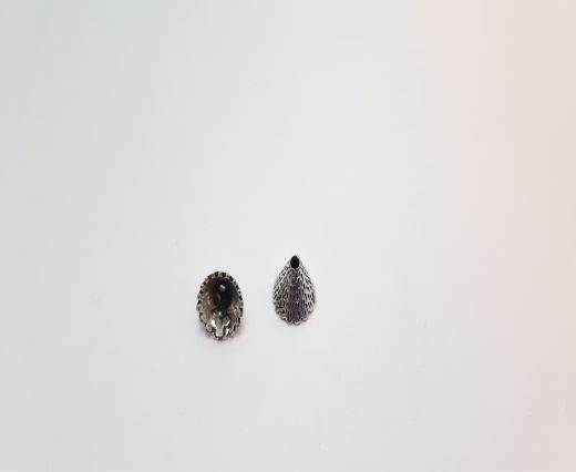 Antique Silver Plated beads - 44546