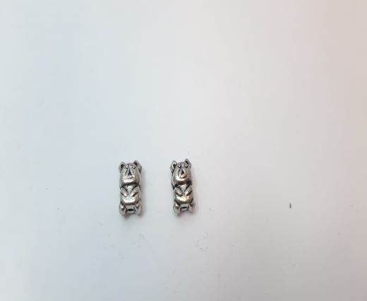 Antique Silver Plated beads - 44697