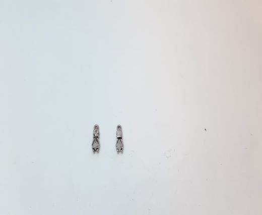 Antique Silver Plated beads - 44704