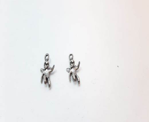 Antique Silver Plated beads - 44708
