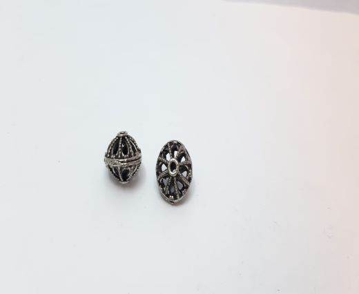 Antique Silver Plated beads - 44709