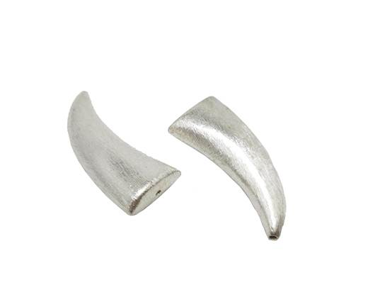 Silver plated Brush Beads - 7219