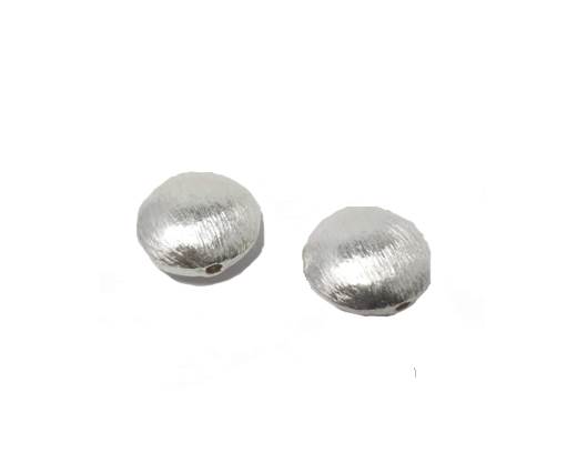 Silver plated Brush Beads - 7220
