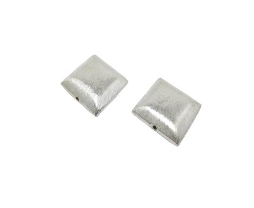 Silver plated Brush Beads - 7434