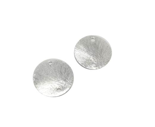 Silver plated Brush Beads - 7688