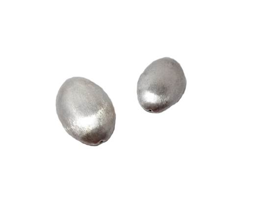 Silver plated Brush Beads - 8401