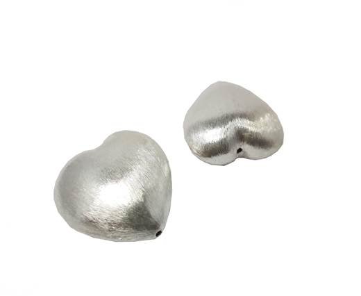 Silver plated Brush Beads - 8461