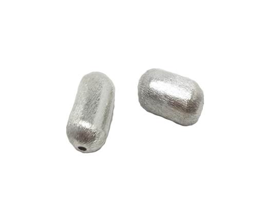 Silver plated Brush Beads - 8473