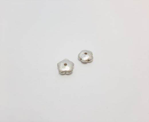Silver plated Brush Beads - 8529