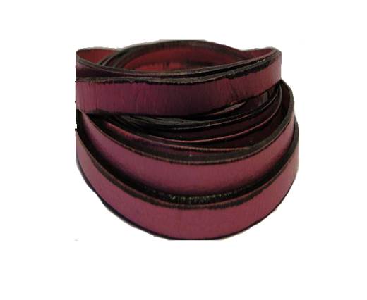 Italian Flat Leather 10mm-Pink