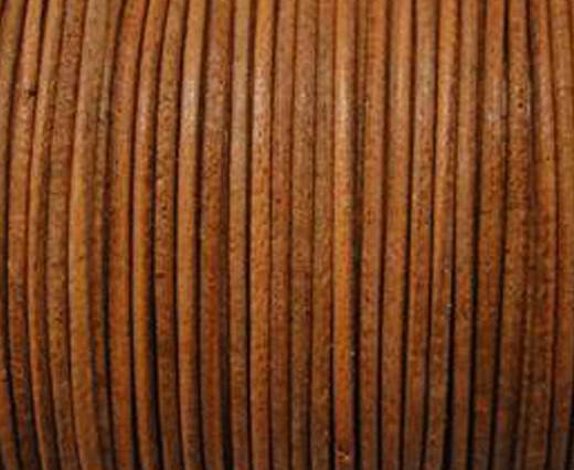 Round Leather Cord -1mm- Vintage Tan