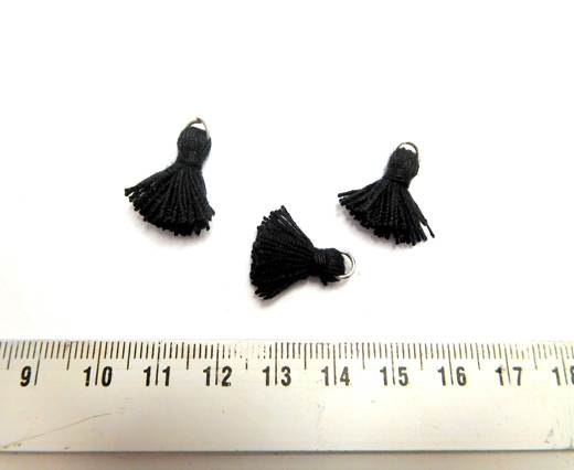 Cotton Tussels - 1,5mm - Black 