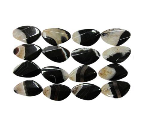 Black Line Flat Agate NS-066