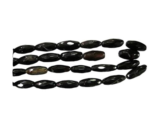 Black Line Oval Oblong Agate NS-041