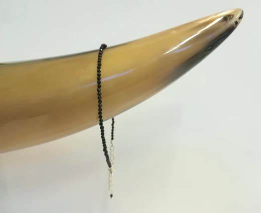 2mm-Gemstone-bracelet-BLACK SPINAL-18cm