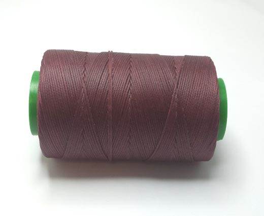 0.8mm-Nylon-Waxed-Thread-Bordeaux (wine red) 665