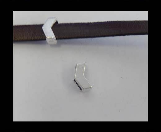 Zamak part for leather CA-3832-9*2mm-Anti-Silver