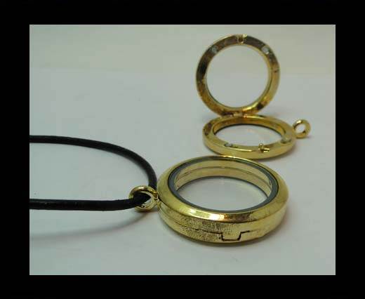zamak part for leather CA-4791-30mm-GOLD