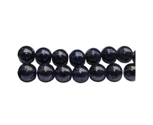 Ceramic Beads-25mm-Dark Blue