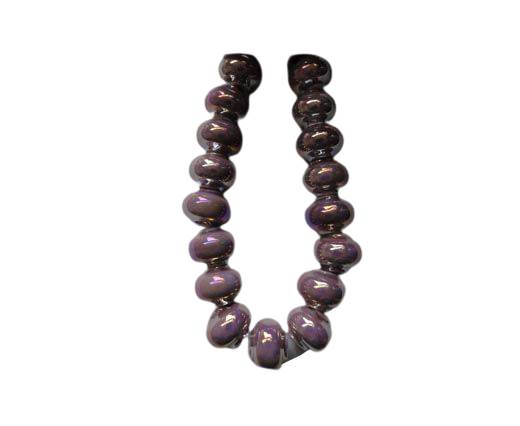 Ceramic Beads -Purple-AB