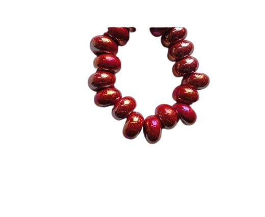 Ceramic Beads -RED-AB