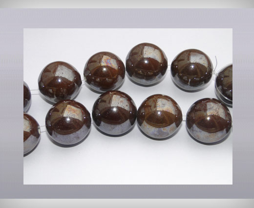 Ceramic Beads-21mm-Brown