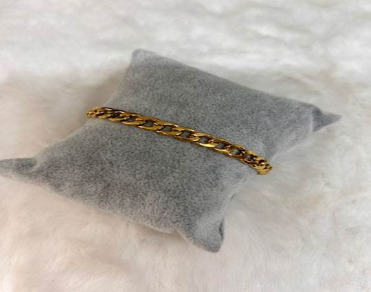 Stainless steel gold plated Bracelet - 12