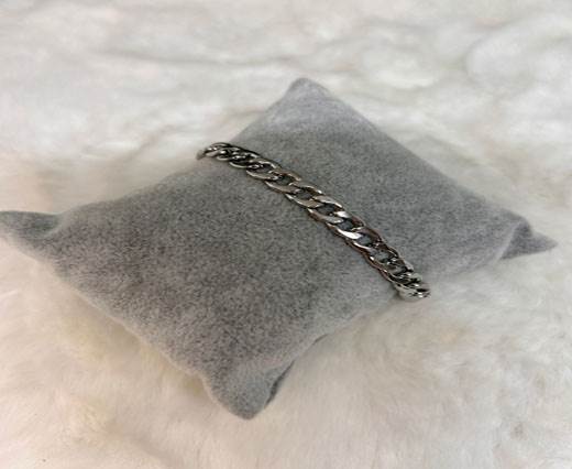 Stainless steel Silver plated Bracelet - 12