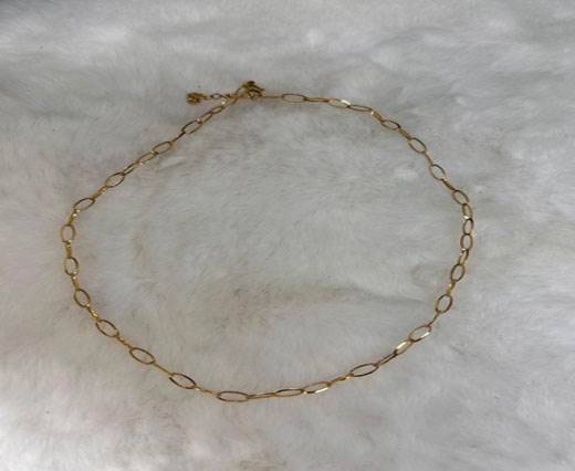 Stainless steel gold plated Necklace - 2
