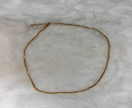 Stainless steel gold plated Necklace - 3