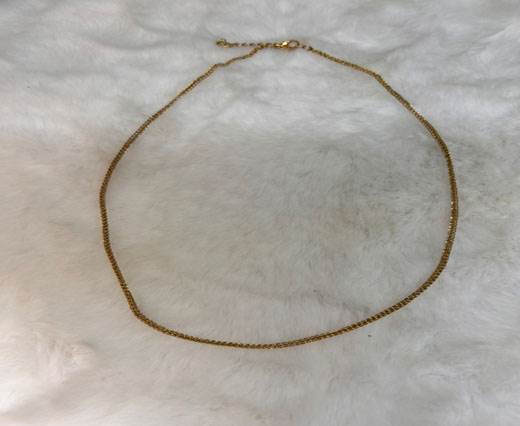 Stainless steel gold plated Necklace - 5