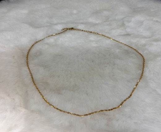 Stainless steel gold plated Necklace - 6