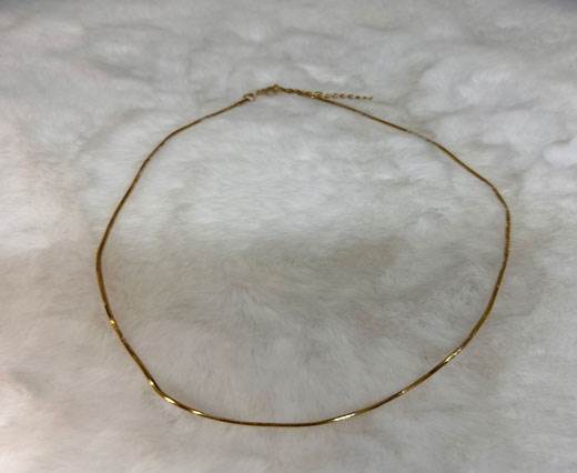 Stainless steel gold plated Necklace - 11