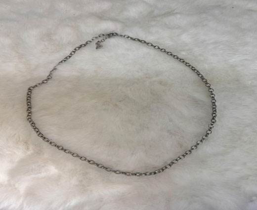 Stainless steel Silver plated Necklaces - 1