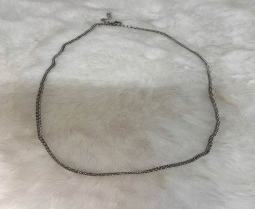 Stainless steel Silver plated Necklaces - 10