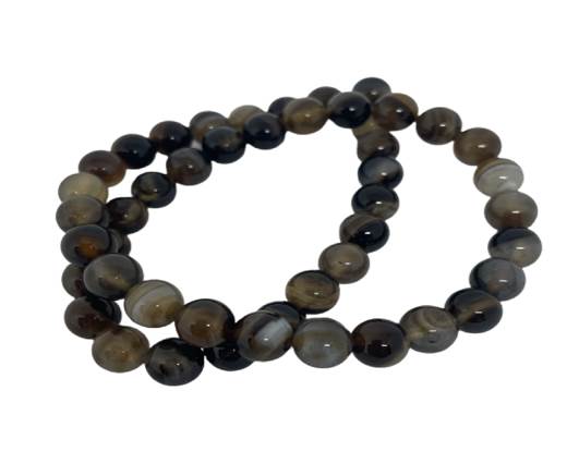 Coffee Stripe Agate (8mm)