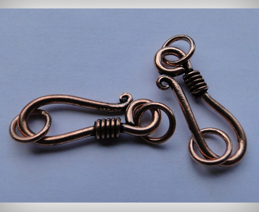 Copper Toggles (Closures, S-Hooks etc) SE-1756