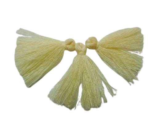Cotton Tussels 3 cms - Beige